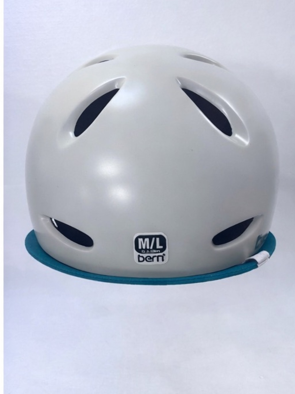 Bern Berkeley Women’s Bike Helmet M/L Satin White Zipmold Flip Visor New